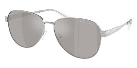 michael kors sonnenbrille silber verspiegelt|Michael Kors MK1160 Biarritz 61 Silber verspiegelt & Silber .